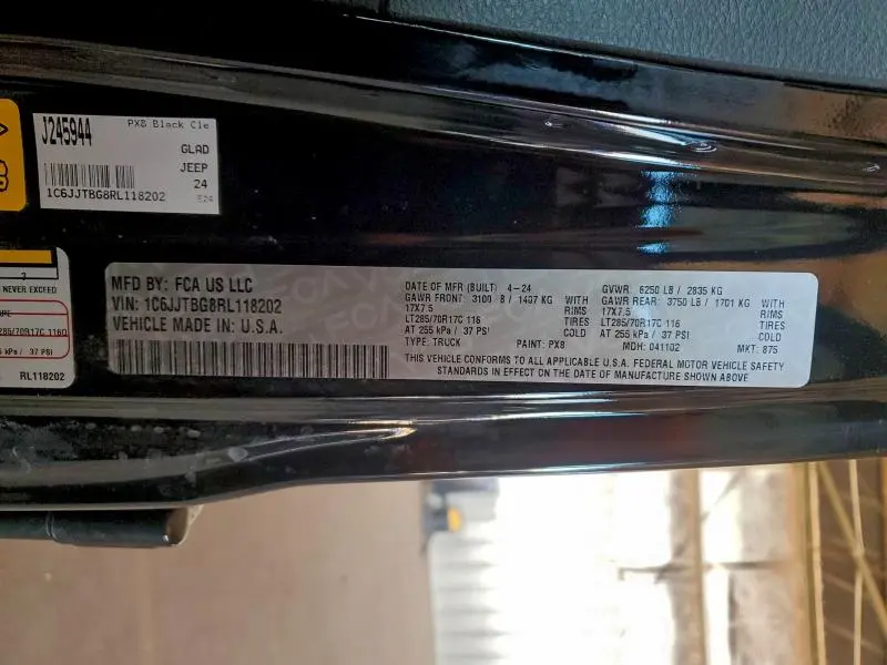 2024 JEEP GLADIATOR RUBICON  