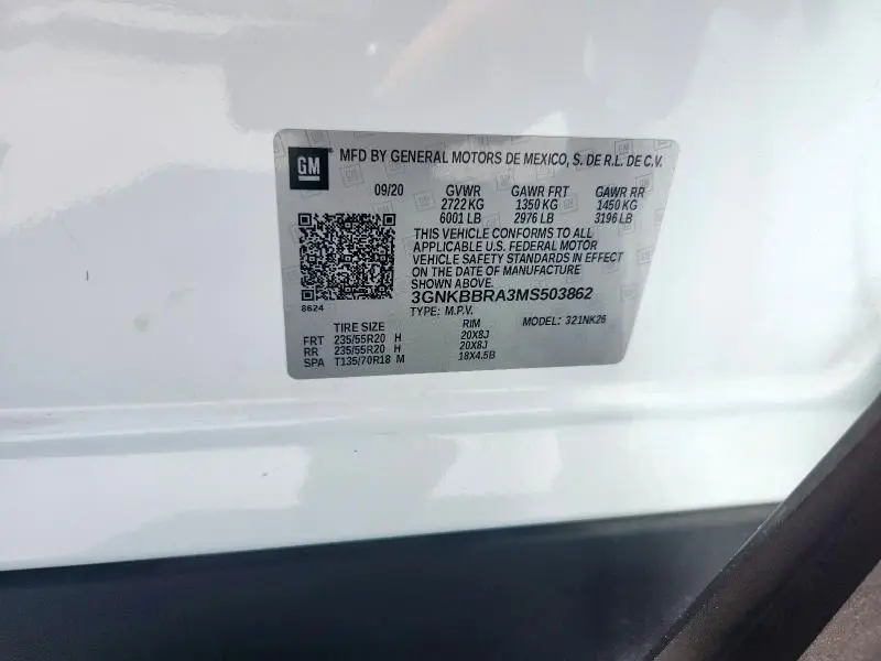 2021 CHEVROLET BLAZER 1LT  