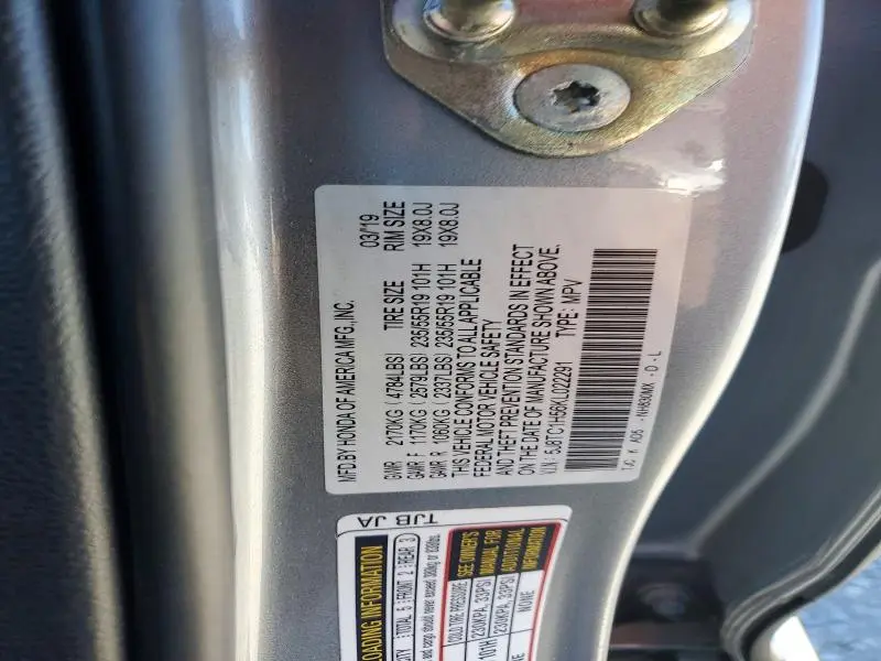 2019 ACURA RDX TECHNOLOGY  