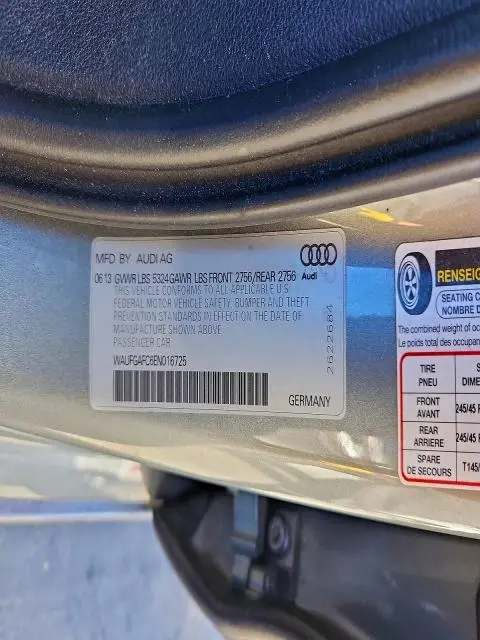 2014 AUDI A6 PREMIUM PLUS  