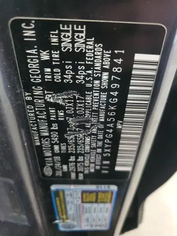 2019 KIA SORENTO LX  