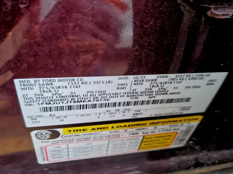 2021 FORD EXPEDITION XLT  