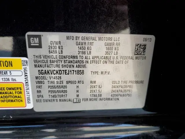 2014 BUICK ENCLAVE   
