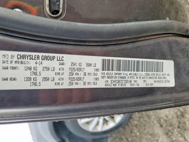 2014 DODGE JOURNEY SXT  