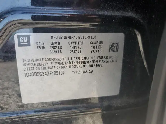 2016 BUICK LACROSSE PREMIUM  