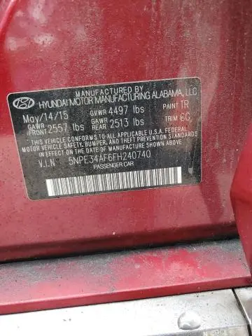 2015 HYUNDAI SONATA SPORT  