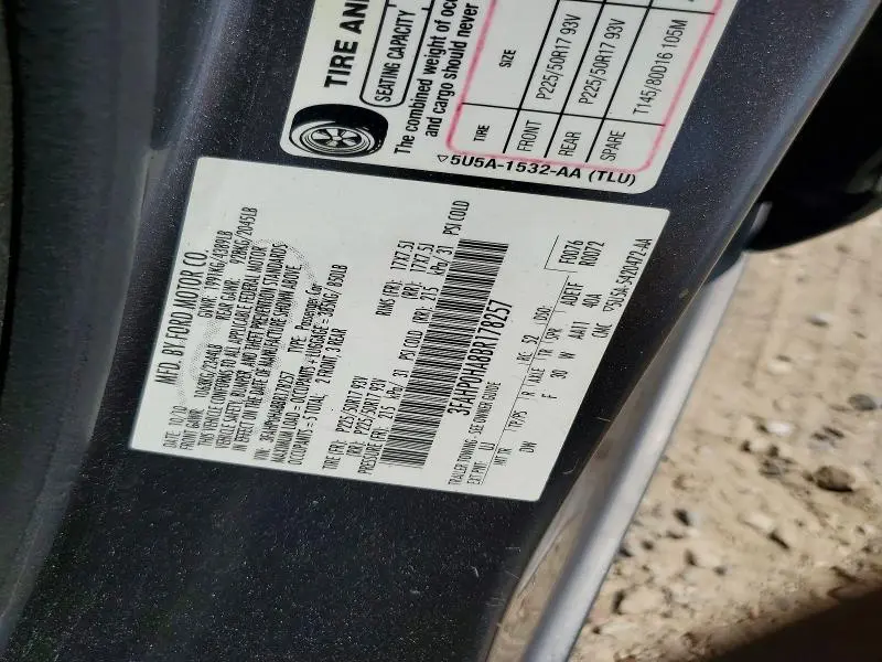 2011 FORD FUSION SE  
