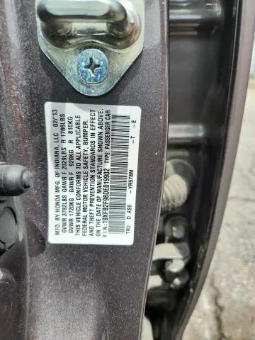 2013 HONDA CIVIC EXL