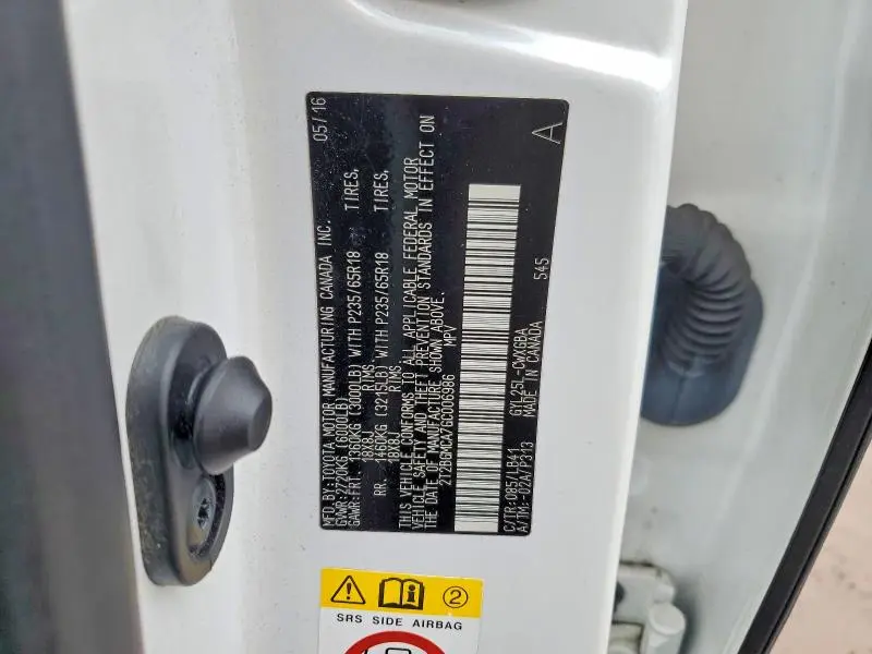 2016 LEXUS RX 450H BASE  