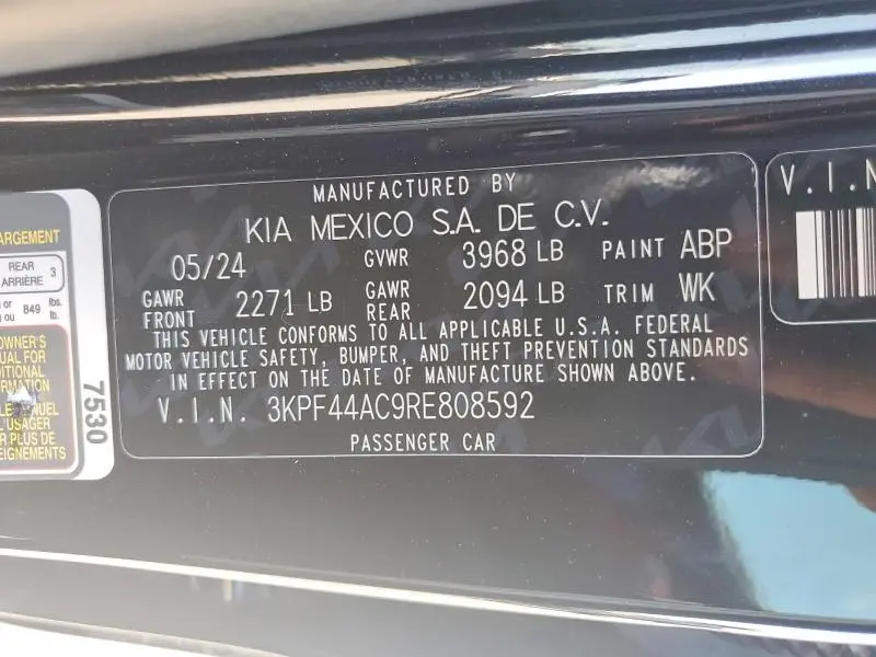 2024 KIA FORTE GT  