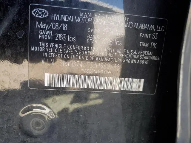 2018 HYUNDAI ELANTRA SE  