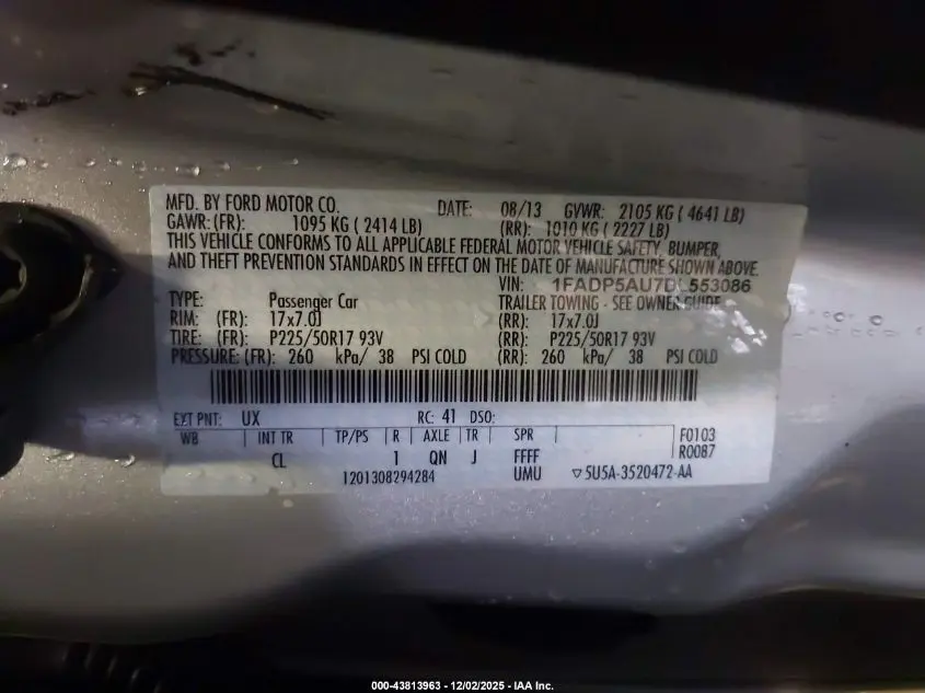 2013 FORD C-MAX HYBRID SE