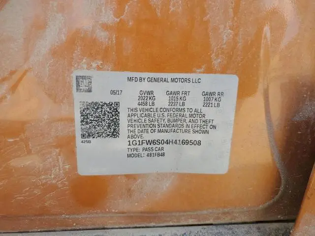 2017 CHEVROLET BOLT EV LT