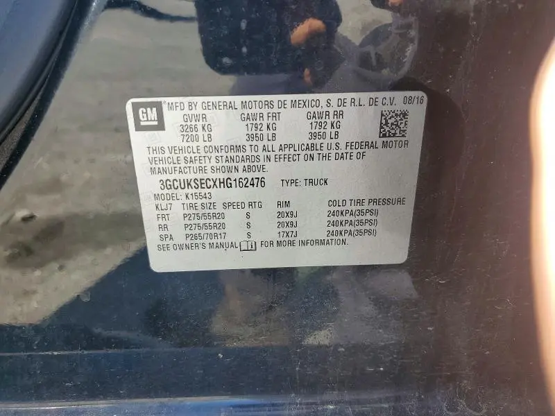 2017 CHEVROLET SILVERADO K1500 LTZ  