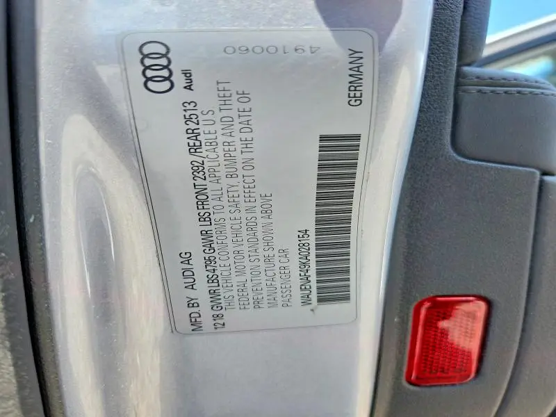 2019 AUDI A4 PREMIUM PLUS  