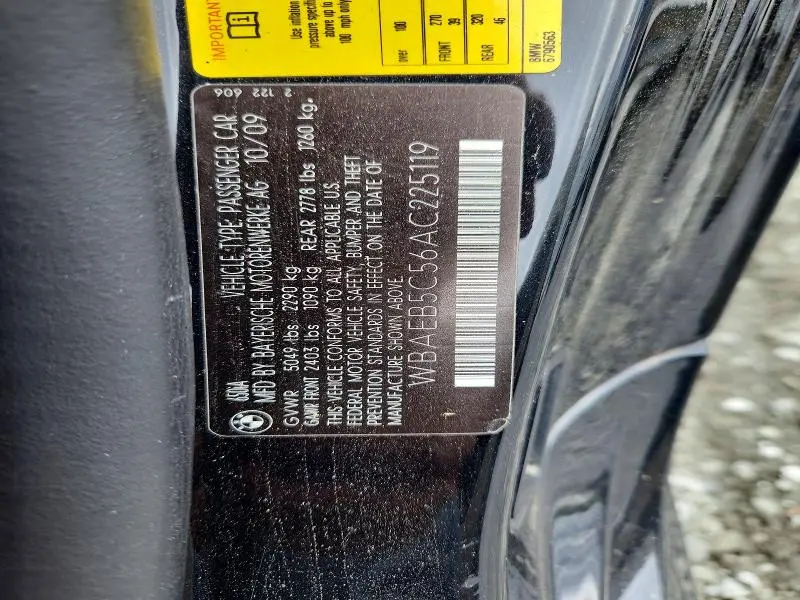 2010 BMW 650 I  