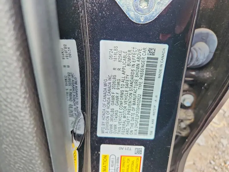 2025 HONDA CIVIC LX  