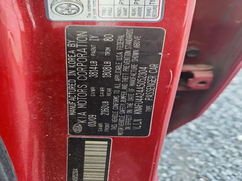 2010 KIA FORTE EX  