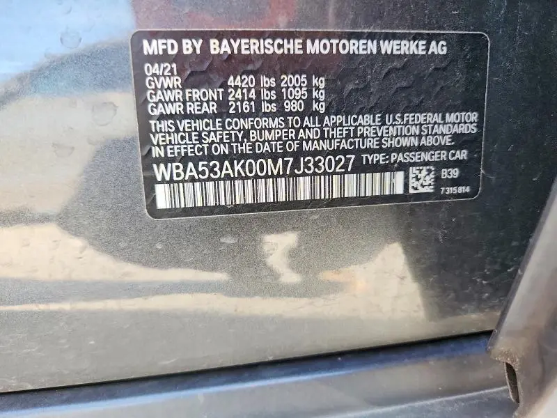 2021 BMW 228I   