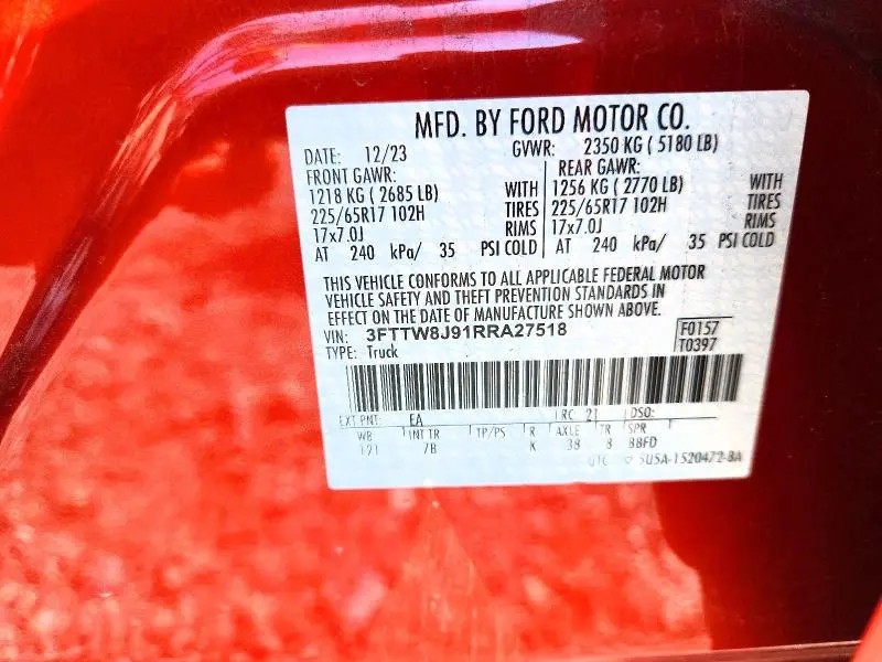 2024 FORD MAVERICK XLT  