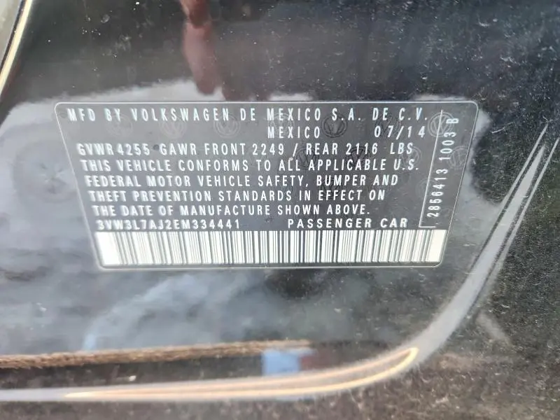 2014 VOLKSWAGEN JETTA TDI  