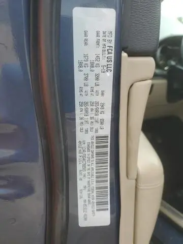 2019 JEEP GRAND CHEROKEE LIMITED  