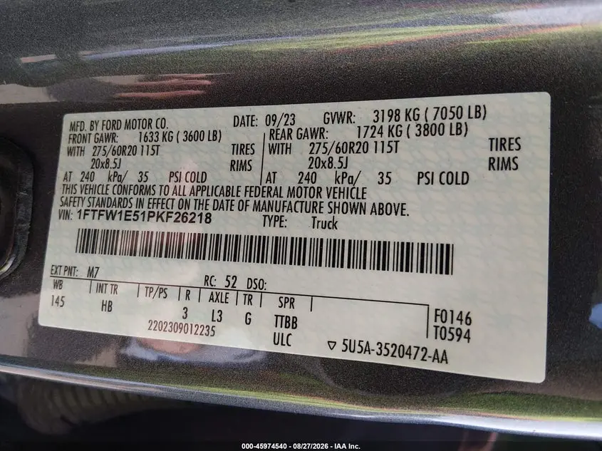 2023 FORD F-150 LARIAT