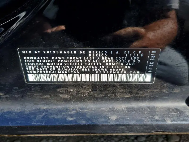 2020 VOLKSWAGEN JETTA S  