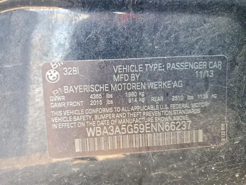 2014 BMW 328 I  