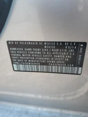 2014 VOLKSWAGEN JETTA TDI  