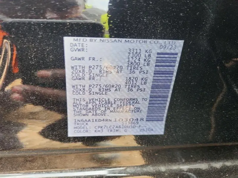 2024 NISSAN TITAN SV  