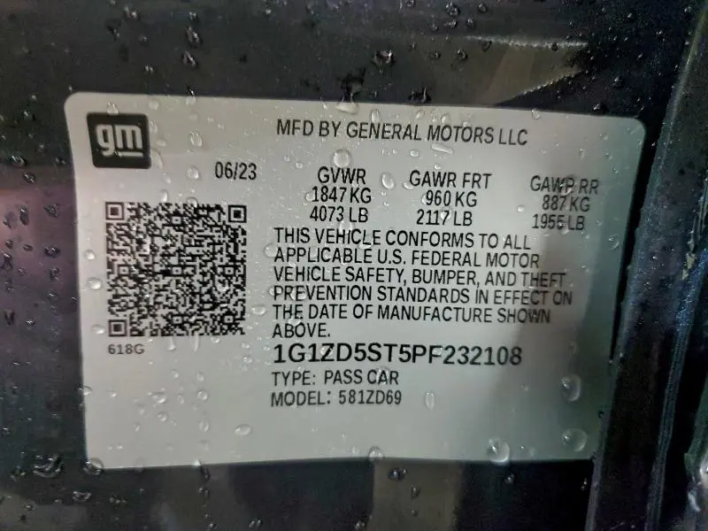 2023 CHEVROLET MALIBU LT  