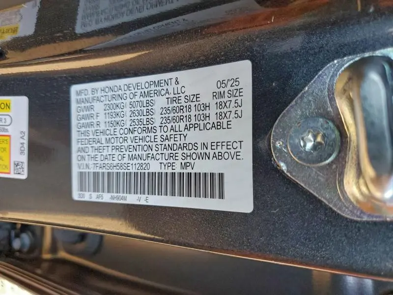 2025 HONDA CR-V SPORT  