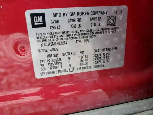 2020 BUICK ENCORE PREFERRED  