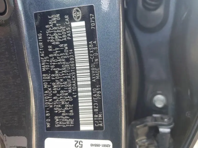 2026 TOYOTA CAMRY XSE  