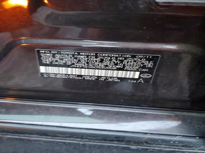 2012 LEXUS IS 250  