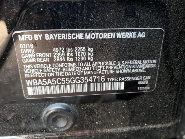 2016 BMW 528 I  