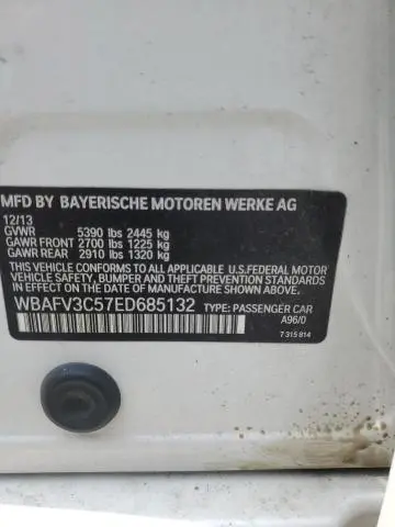 2014 BMW 535 D XDRIVE  