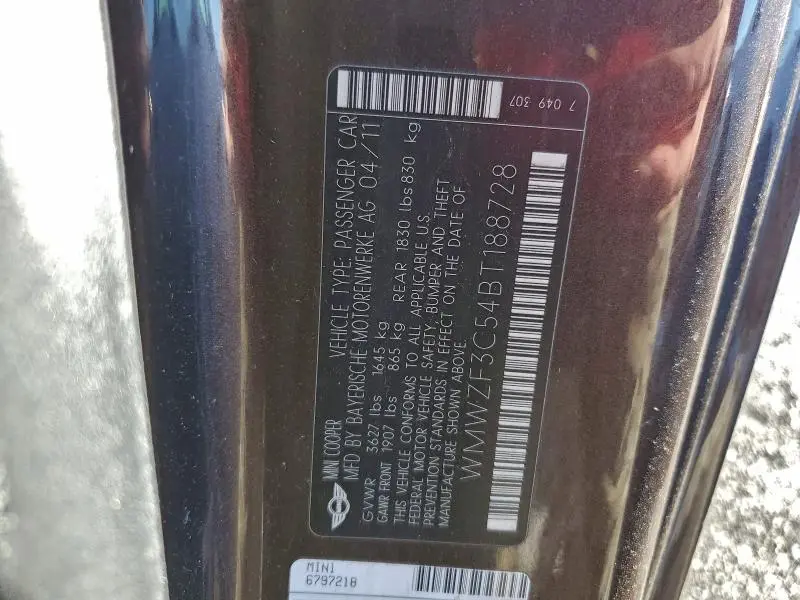 2011 MINI COOPER CLUBMAN  