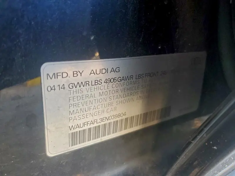 2014 AUDI A4 PREMIUM PLUS  