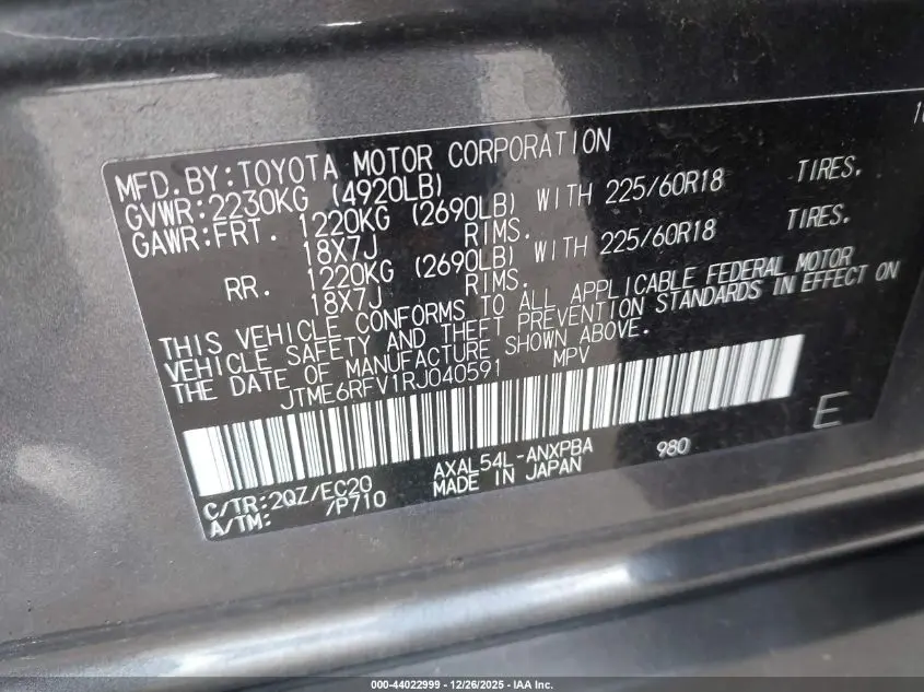 2024 TOYOTA RAV4 HYBRID XSE