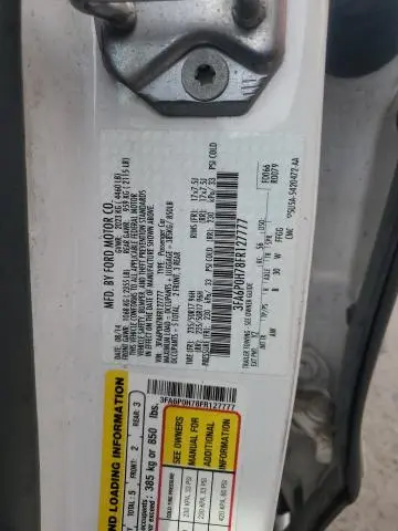 2015 FORD FUSION SE  