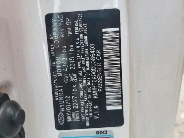 2013 HYUNDAI GENESIS COUPE 2.0T  