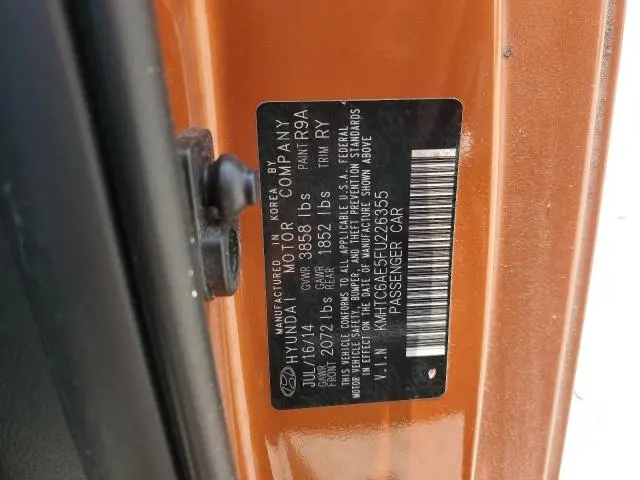 2015 HYUNDAI VELOSTER TURBO  
