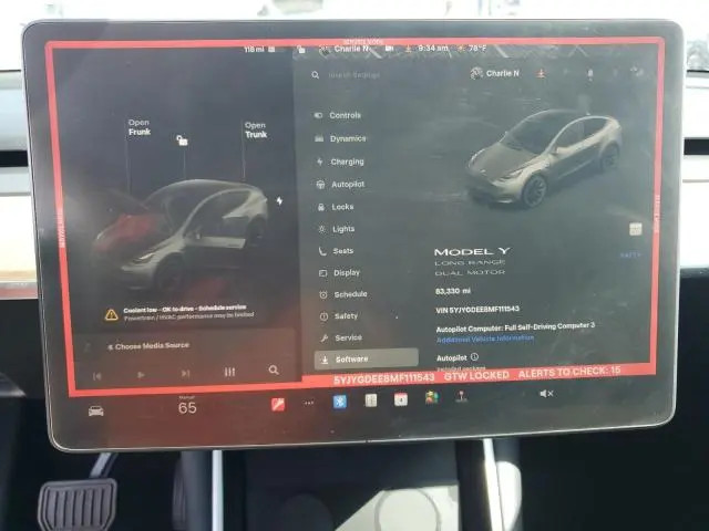 2021 TESLA MODEL Y   