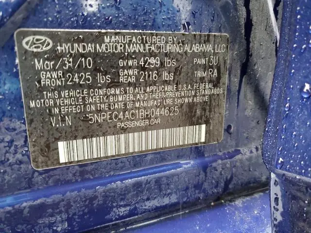 2011 HYUNDAI SONATA SE  