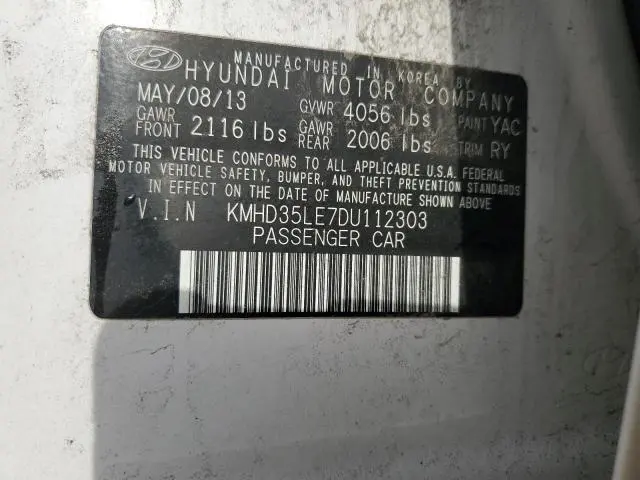 2013 HYUNDAI ELANTRA GT   