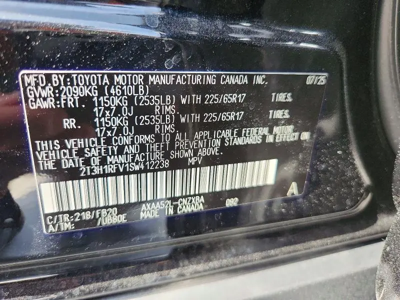 2025 TOYOTA RAV4 LE  