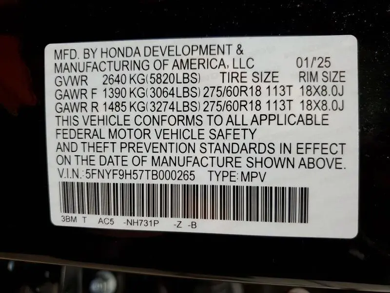 2026 HONDA PASSPORT TRAIL SPORT  