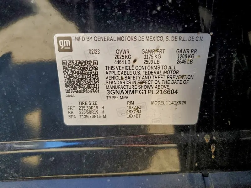 2023 CHEVROLET EQUINOX RS  